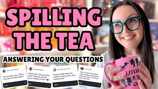 Q&A - Answering YOUR Burning Questions | Bookish Hot Takes and Unpopular Opinions 👀💕📚