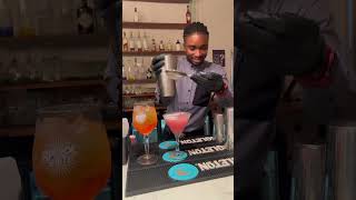 Am warming up 🍹for the magic moment 🍹 #cocktail #bartender #cocktailbartender #aperolspritz