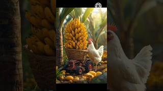 interesting story of male and female.#ai#viral #short videos #hen#banana story