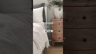 Before & After - Viral Bedsides makeover #furniturebeforeandafter #viralmakeover #furnitureflip