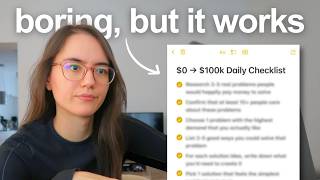 あなたのビジネスを年間0ドルから10万ドルにするための毎日のチェックリスト