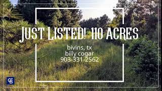 Just Listed!  110 acres