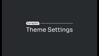 How to update your branding and theme settings