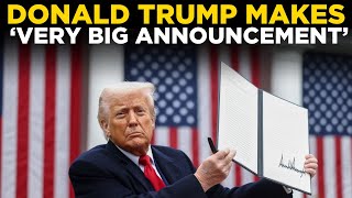 US News LIVE | Trump Speech LIVE | Trump Makes STUNNING Announcement | Trump Latest News LIVE