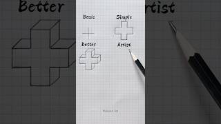 3d drawing easy😱 Which One?🤔 #shorts #craft #art #drawing #crafts #satisfying