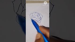 gulab ka drawing #art#droing#