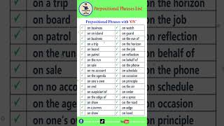 Preposition Phrases with 'ON' #003  #englishvocabulary #ieltsvocabularywords #learningswithjason