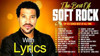 Rod Stewart, Lionel Richie, The Police, REO Speedwagon 🌙 Ultimate Soft Rock Classics 70s–90s 🌟🎧