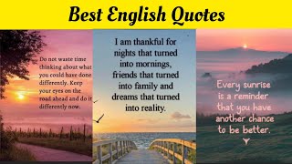 Best English Quotes | Motivational Quotes For Success In Life | English Motivational Quotes