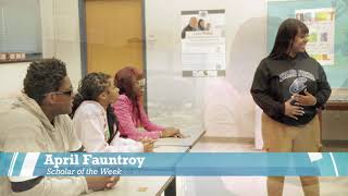 CollegeBound Foundation Scholar of the Week - April Fauntroy