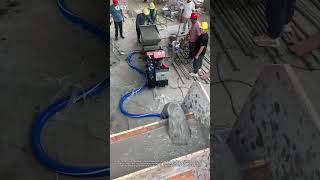 Precision Concrete Pouring! 🏗️↓ Secondary Placement Technique