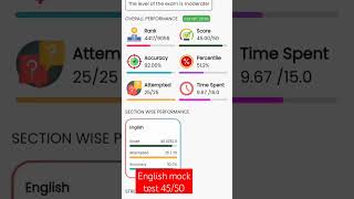 ssc English mock test 45/50