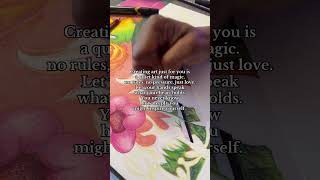 Just me and a color pencil. #CreateForYou #LoveArt #ArtAsHealing #InspireYourself #art