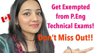 P.Eng License Without Taking Technical Exams | PEO TECHNICAL EXAMS DETAILED GUIDE