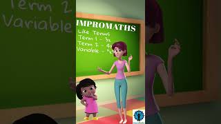 Do you know what like n unlike terms are?#shorts #algebra #mathsisfun #impromaths #variables #maths