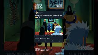 Hashirama Called Itachi Greater Than Me