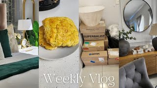 Vlog: Bedroom reset | Homeware haul | Console table styling | Baking | Home-making