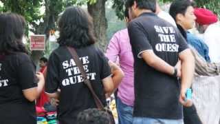 Awareness in Connaught Place and Scribe for specially abled by STQ