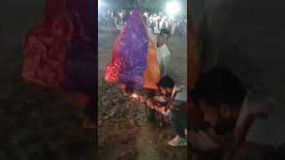 😈Mela Ravan Putla Dahan Alipur 😈 #ravandahan #Ramleela #Bomb #Ram #Alipur #fire  #skyshots