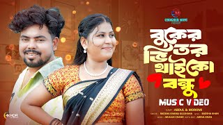 বুকের ভিতর থাইকো বন্ধু || Buker Vitor Thaiko Bondhu || Bangla Trending Song || Matir Deho 