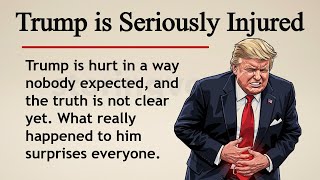 Trump is Seriously Injured || 🇺🇸🤕 Learn English Through Story Level 2 || Graded Reader 🎧