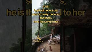 A girl sit in the rain |Enjoying thunderstorm #rain #rainsounds #motivation