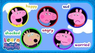 Learn About Feelings With Peppa Pig 👻 Educational Videos for Kids 📚 Learn With Peppa Pig