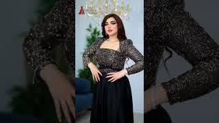 Elegant Black Evening Gown ✨ | Glamorous Long Sleeve Dress for Special Occasions #shorts