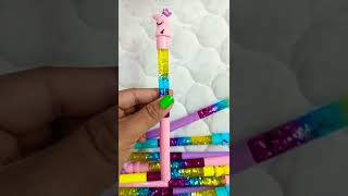Cute Fancy unicorn water Glitter pen! book urs cheap price#stationerywholesalemarket#instagram#reels