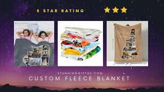 Personalized Fleece Blanket - Stunning Gift Store