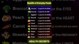 Hidden Health Benefits of Everyday Foods You Never Knew #doctorsays #foodasmedicine