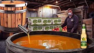How Apple Cider Is Made In A Factory | Cider Factory Process