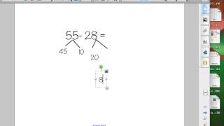 Number bonds Subtraction problem