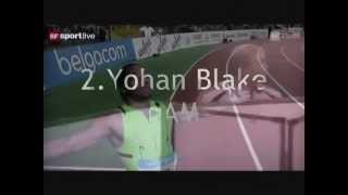 Top 3 fastest men on 200m