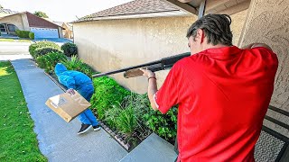 When Package Thieves Mess with the Wrong House...