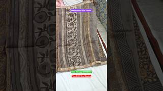 Beautiful Maheshwari Silk Saree Ajrak print ।। Free shipping All over india 🇮🇳।। part 73
