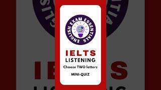 IELTS Listening: Multiple-Choice Question (Which TWO letters...) #ielts #ieltslistening