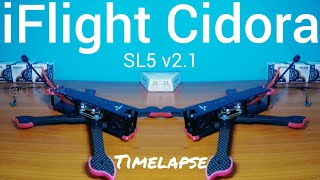 Timelapse frame assembly - iFlight Cidora SL5 v2.1 HD/Analog frame kit #FPV #TamilFPV