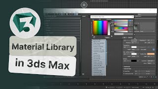 Material Library in 3ds Max 2021 (in Romanian)