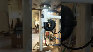 Sink drain plumbing #fixerupper #diy #homerenovation
