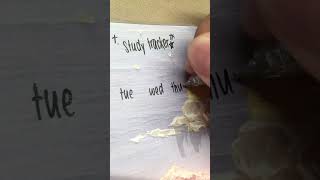 make a study tracker with me!#asmr #calm #lianaflores #subscribe