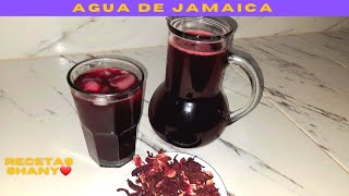 ♦️Agua De Jamaica Natural Como Se Hace💧✅|Muy Rica Y Refrescante🤩