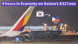 Asiana Airlines Airbus A321neo Economy Trip Report | Incheon to Cebu