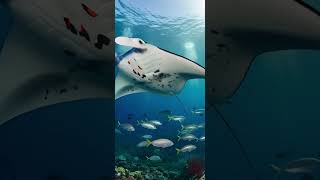 LIFE OF RAYS IN THE OCEAN LifeOfRays #OceanDocumentary #MarineLife #UnderwaterWorld #NatureCinematic