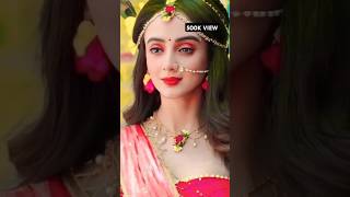 Who is beautiful Radha or Rukmini ?😨 | Religious Fertilizer | #shorts #hinduism #radha #rukmini