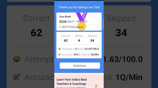 Finallyyyy 90+percentile in a live mock 🥺🤞#ibpspo