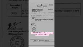 IBPS PO RTI Reply vacancy  Increase 4670 #ibps #ibpspo #ibpsclerk