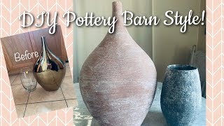 DIY pottery barn vase dupes|Turn your thrifts into high-end vessels!￼@therefurbishedlife