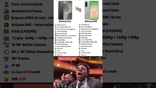 Samsung S24 vs A56 full comparison 🤩 #techreview #s25ultra #superphone #iphone17promax #galaxya56