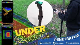 2024 Brand New 3D Metal Detector with 4D Imaging. Max Depth 8m/26feet for Android and Windows.